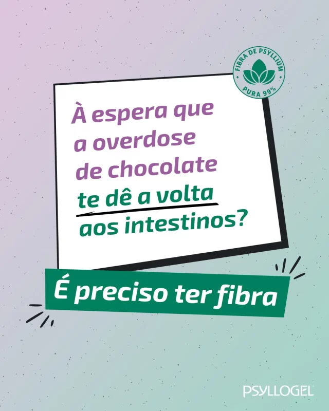 Spoiler: há formas mais saudáveis e eficazes de aliviar a prisão de ventre. 🤷‍♀️ Feliz Páscoa!

Os suplementos alimentares não devem ser utilizados como substitutos de um regime alimentar equilibrado e de um modo de vida saudável.
Mantenha fora da vista e do alcance das crianças. Não exceder a toma diária recomendada.