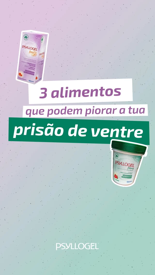 Não há vilões numa dieta equilibrada, mas há alimentos que podem atrapalhar um pouco mais a nossa saúde intestinal se consumidos em excesso. Sabes quais? 👀