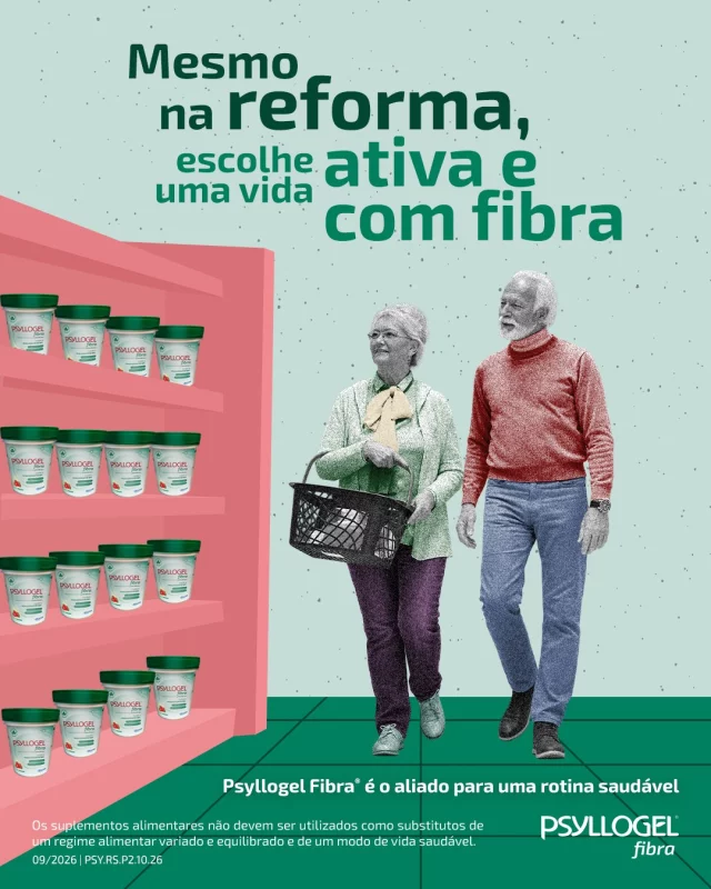 A prisão de ventre afeta 30 a 50% da população 65+ e merece a devida atenção.

Mais importante que a idade é, na medida do possível, adotar um estilo de vida saudável e equilibrado: e se precisares de suplementar fibra, Psyllogel Fibra contém fibra de Psyllium 99% pura para ajudar na saúde digestiva. 😉🌿
.
.
.
Psyllogel® fibra é um suplemento alimentar. Os suplementos alimentares não devem ser utilizados como substitutos de um regime alimentar equilibrado e de um modo de vida saudável. Mantenha fora da vista e do alcance das crianças. Não exceder a toma diária recomendada. Tome pelo menos duas horas antes ou duas horas após a toma de medicamentos.
